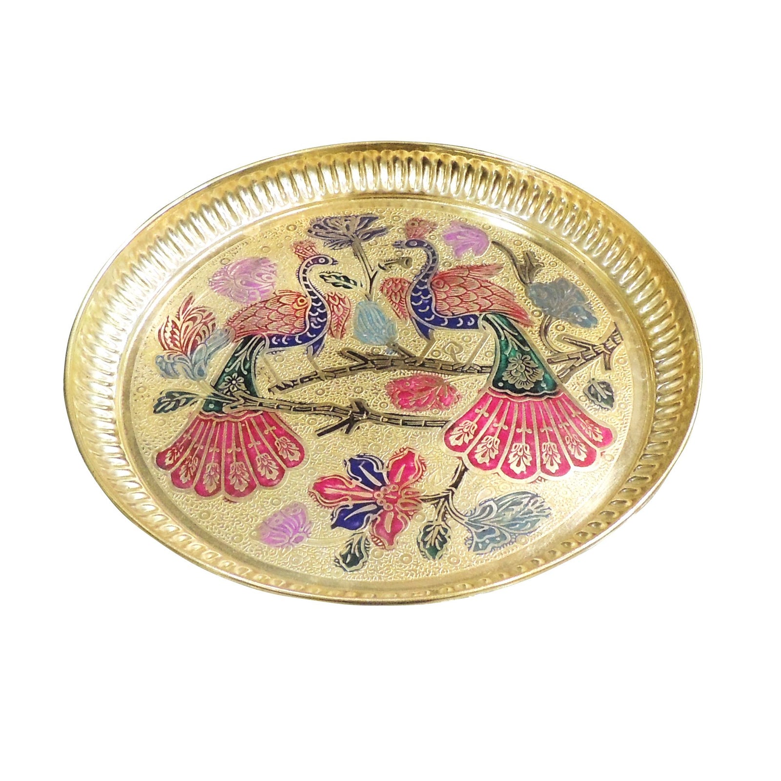 Brass Puja Thali — 1"