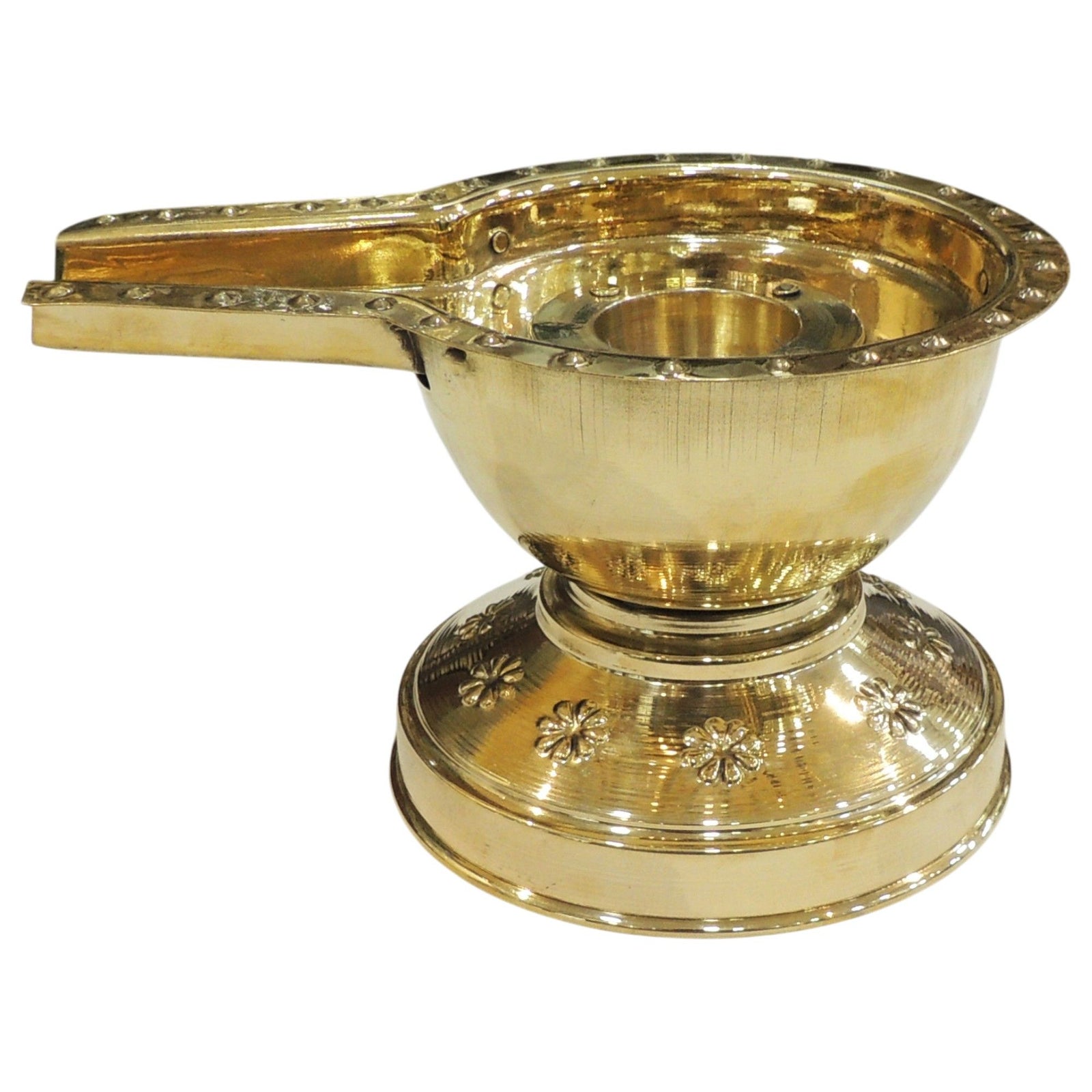Brass Shivling Abhishek Patra — 10.5"