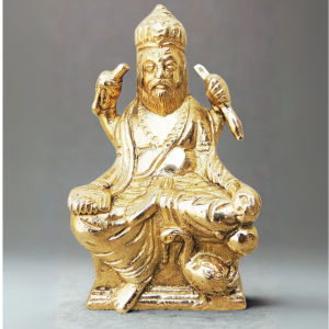 Brass Vishwakarma Decorative Item - 2.3 Inch Length, 1.5 Inch Width, 3.8 Inch Height