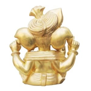 Brass Showpiece Ganesh Ji Statue - 15.5*8*17 Inch (BS001 B)