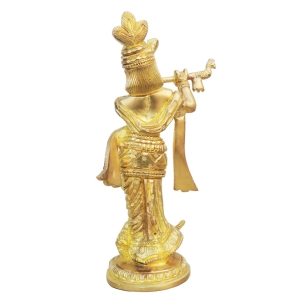 Brass Showpiece Krishna Super Fine Statue - 4.4*2.7*7.5 Inch (BS017)