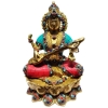 Brass Showpiece Saraswati Ji God Idol Statue Brass