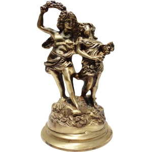 Brass Showpiece Lady Stute Statue - decorative brass item