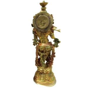 Brass showpiece Krishna Idol - 7*5*22 Inch (BS092 K)