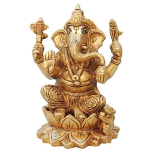 Brass Showpiece Ganesh Ji Statue decorative item