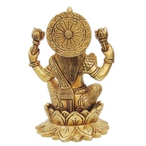 Brass Showpiece Laxmi Ji Statue - 4*3.5*6 Inch (BS1001 L)