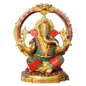 Ganeshji Circle-6.6*3.7*8 Inches (BS1005 G)