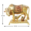 Brass Showpiece Cow With Calf Statue decorative item