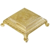 Brass Square Chowki Stool 4x4 inch
