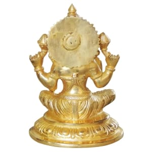 Brass Showpiece Laxmi Ji God Idol Statue - 5.5*4*7 inch (BS1025 L)