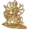 Brass Showpiece Durga Ji God Idol Statue, brass material
