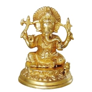 Brass Showpiece Ganesh Ji God Idol Statue decorative item