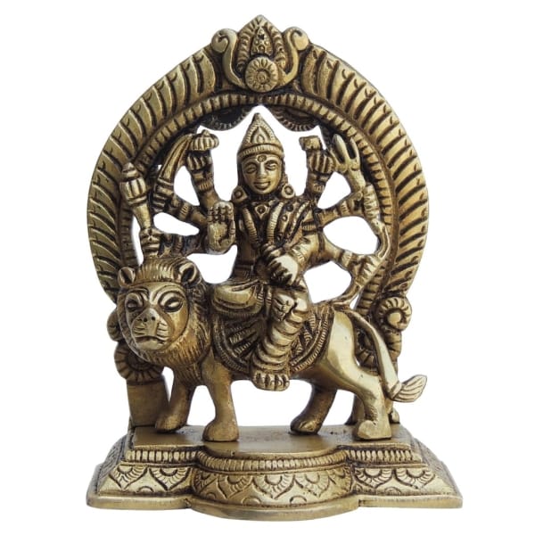 Brass Durga Ji God Statue Idol brass material