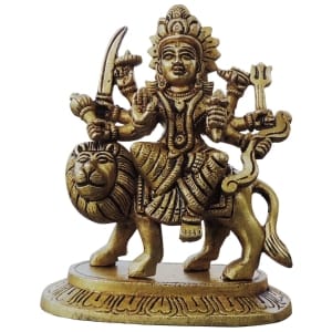 Brass Showpiece Durga Ji God Idol Statue brass