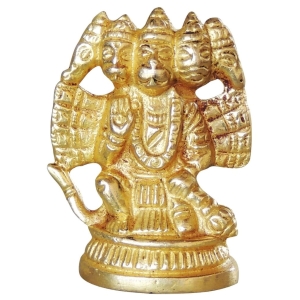 Brass Showpiece Panchmukhi Hanuman Ji God Idol statue