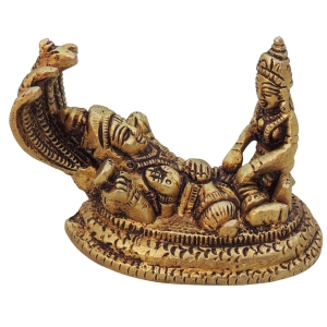 Brass Showpiece Vishnu Laxmi Ji God Idol Statue