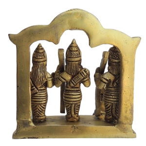 Brass Ramdarbar Idol - 4.5 Inch Height, 2.5 Inch Width, 0.78 Kg Weight