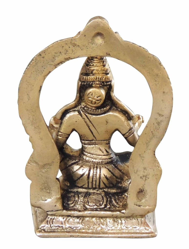 Brass Annapurna Devi Murti Statue - Brass material