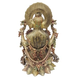 Brass Showpiece Laxmi Colour  Statue - 9*7.5*16 Inch (BS1124 L)