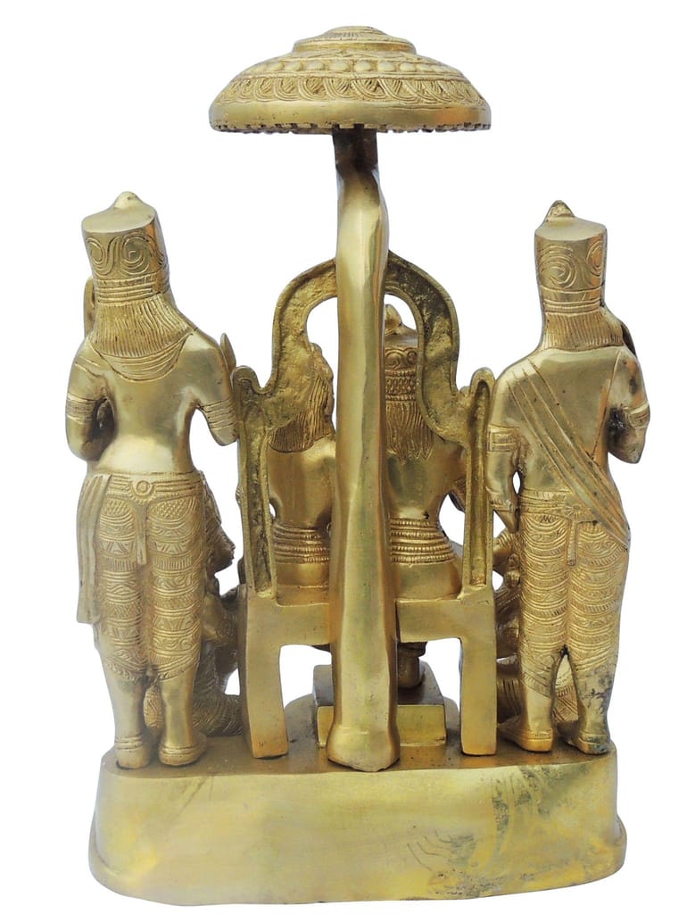 Brass Showpiece Ram Darbar God Idol Statue, brass