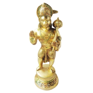 Brass Showpiece Hanuman Ji Statue - decorative home accent