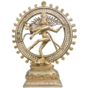 Brass Showpiece Nataraja God Idol Statue - brass material