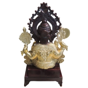 Brass Showpiece Ganesh Ji Statue - 15.5*9.5*27 Inch (BS1219 A)