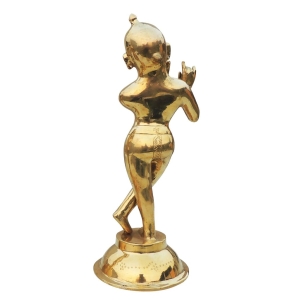Brass Showpiece Krishna Ji God Idol Statue - 5*5*12.5 Inch (BS1236 K)