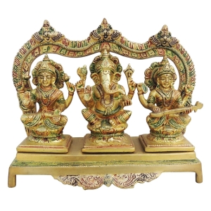 Brass Showpiece LGS God Idol Statue - 9.5*3.5*9 Inch (BS1247 E)
