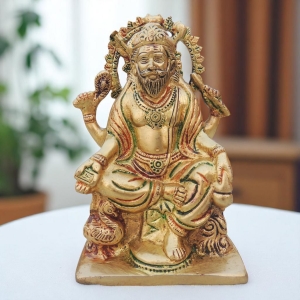 Brass Showpiece Vishwakarma Ji Statue - decorative brass item