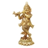 Brass Showpiece Krishna Ji Statue - decorative brass item