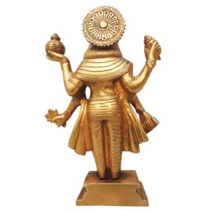 Brass Showpiece Dhanvantri Ji Statue  - 6.5*2.5*10.2 Inch (BS1268 D)