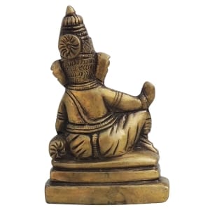 Brass Showpiece Ganesh Ji Statue - 2.2*1.2*3.5 Inch (BS1270 C)