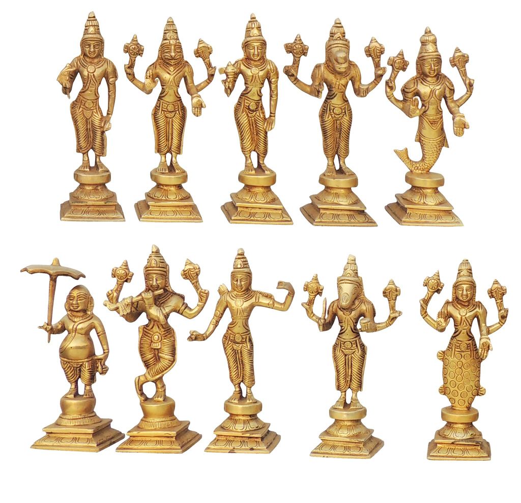 Brass Showpiece Das Avatar Statue - decorative brass item
