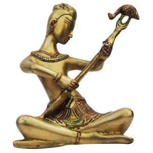 Brass Showpiece Musical Set Male Statue decorative item