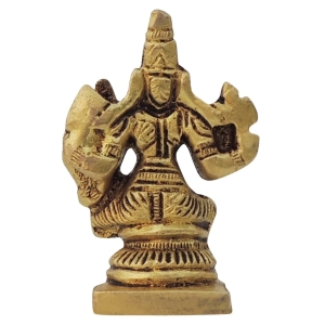 Brass Narsingh Bhagwan God Idol Statue - 1.5 x 1 x 2.2 Inch