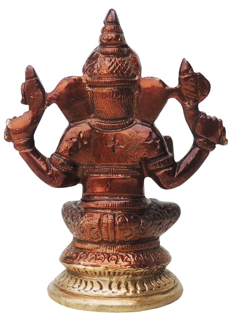 Brass Showpiece Ganesh Ji Statue - decorative home accent