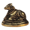 Brass Showpiece Nandi Small Statue - decorative brass item