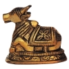 Brass Showpiece Nandi Medium Statue - decorative brass item