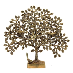 Brass Showpiece Wall Hanging Tree Statue in brass