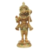 Brass Showpiece Hanuman Ji Standing Statue 8.2 Inch
