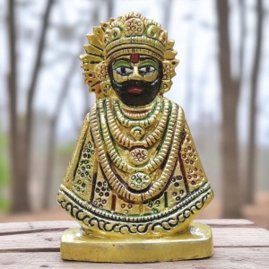 Brass Showpiece Khatu Shyam Statue - decorative home accent