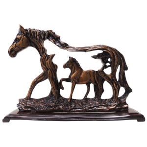 Brass Showpiece Horse Statue - decorative home accent