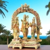 Brass Showpiece Ram Dharbar statue, decorative home accent