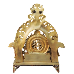 Brass Ram Darbar God Idol Statue - 19 Inch x 8.5 Inch x 23.5 Inch