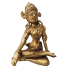 Brass Showpiece Indra Dev Statue - decorative home accent