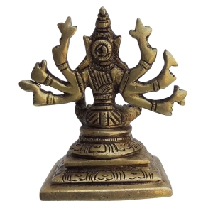 Brass Varha Avatar Idol Statue - 3.5 Inch Height, 2.2 Inch Width, Brass Material