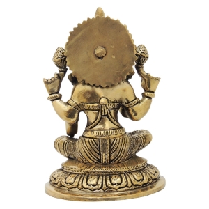 Brass Showpiece Laxmi Ji God Idol Statue - 5*4*7.5 Inch (BS1337 L)