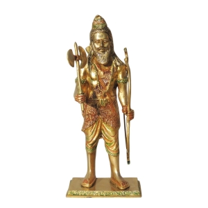 Brass Showpiece Parshuram Ji God Idol Statue 6 Inch