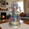 Brass Ganesh Ji statue idol - 20*14*35 Inch (BS1348 G)